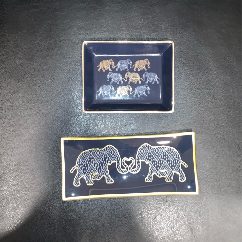 J.Crew Elephants Jewelry Tray & Dish